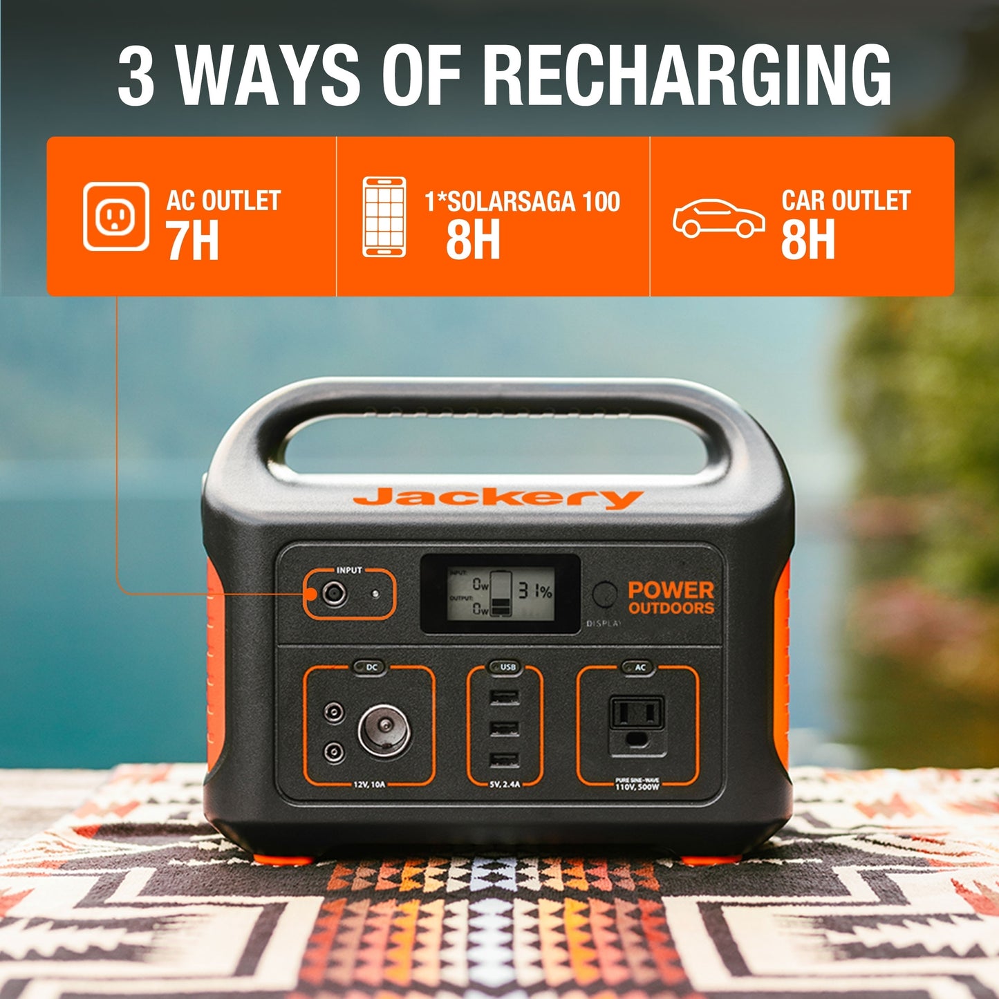 Jackery E550 Portable Power Station