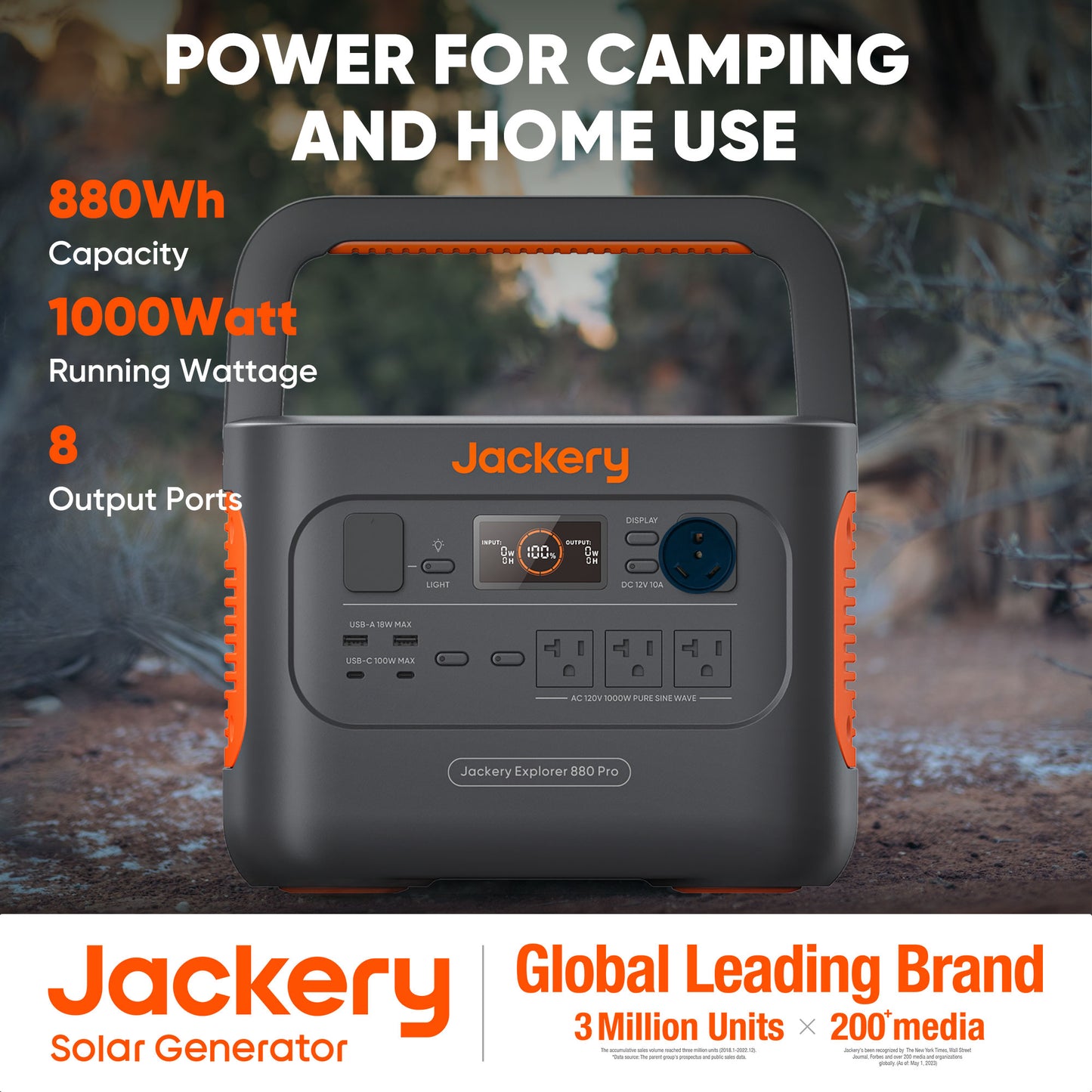 Jackery E880Pro Portable Power Station